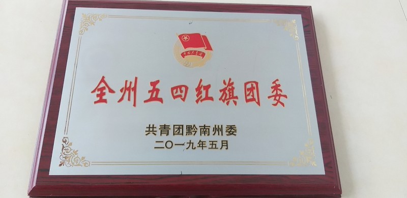 荣获“全州五四红旗团委”